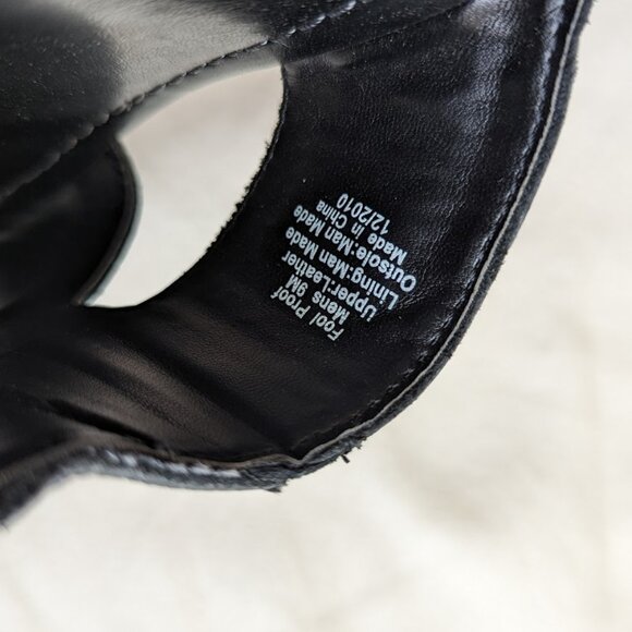 Kenneth Cole Reaction Fool Proof Upper Leather Black Mens 9M - Picture 4 of 4